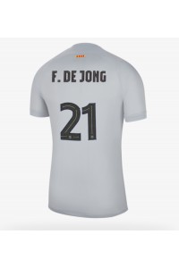 Fotbalové Dres Barcelona Frenkie de Jong #21 Třetí Oblečení 2022-23 Krátký Rukáv